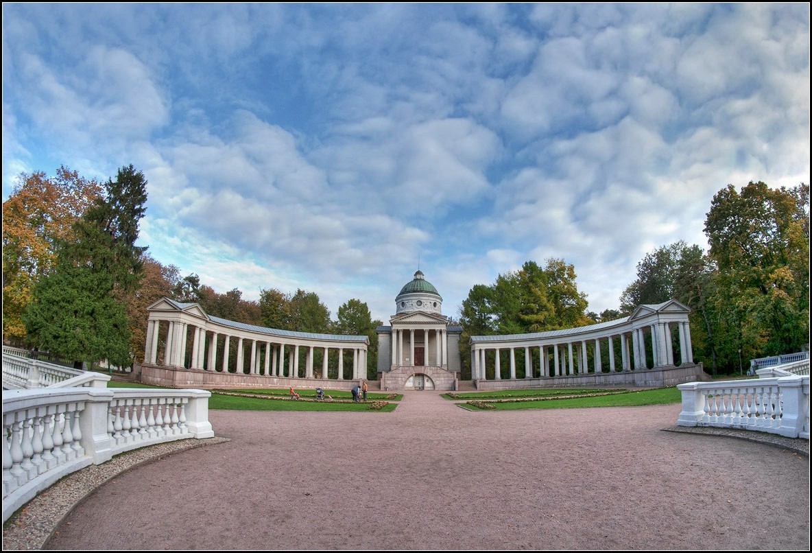 photo "colonnade" tags: architecture, landscape, autumn