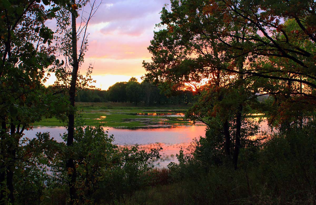 photo "Sunset in September." tags: landscape, autumn, sunset