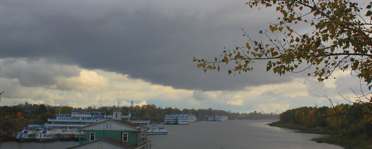 photo "Little drops of rain fall on the ground." tags: landscape, autumn, water