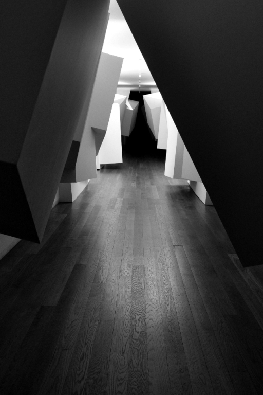 photo "OBSTACLES" tags: black&white, interior, 