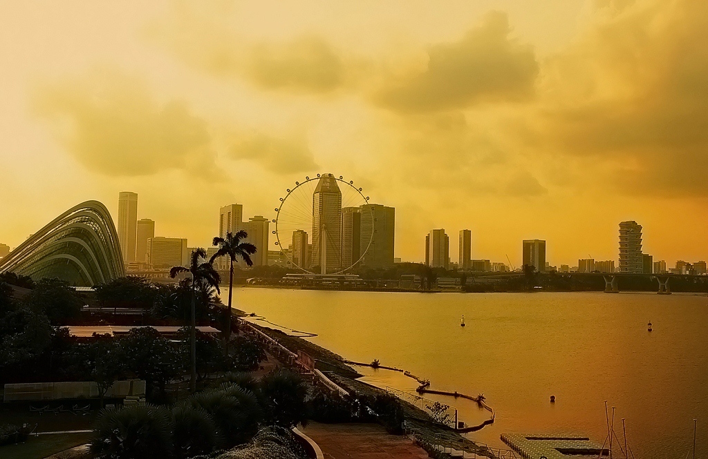 photo "Singapore Overview" tags: architecture, landscape, 