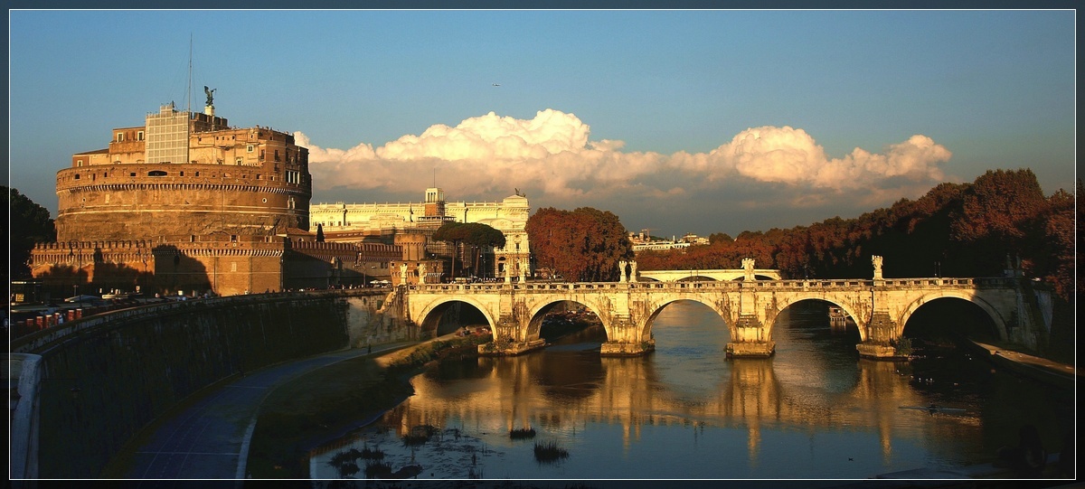 фото "Bridge of San Angelo" метки: пейзаж, архитектура, осень