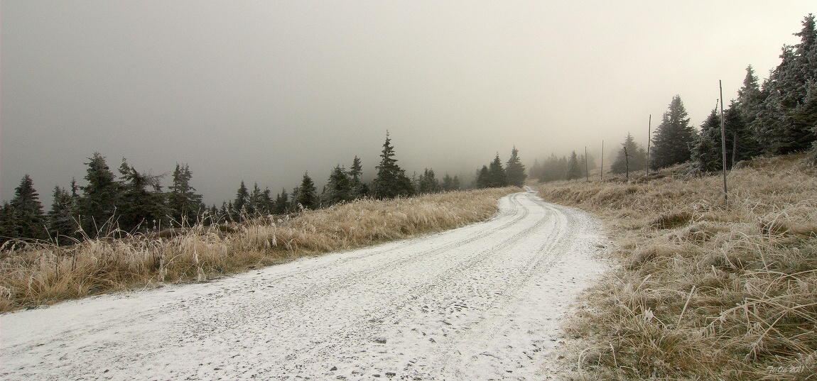 photo "winter road" tags: landscape, mountains, winter
