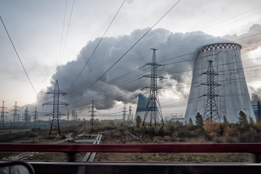 фото "Утреннее производство облаков в промышленных масштабах" метки: , 