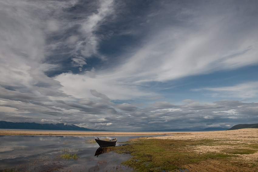фото "Про небо и лодку" метки: пейзаж, вода