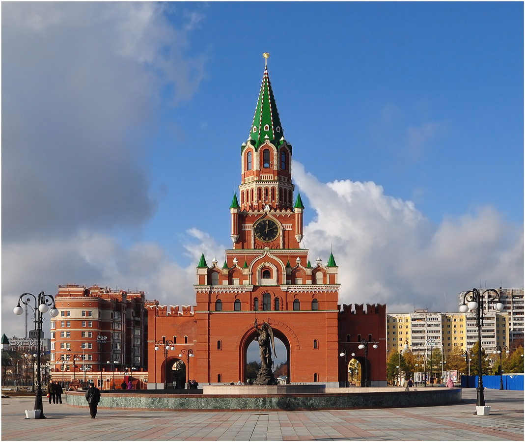 Благовещенская башня в йошкар оле