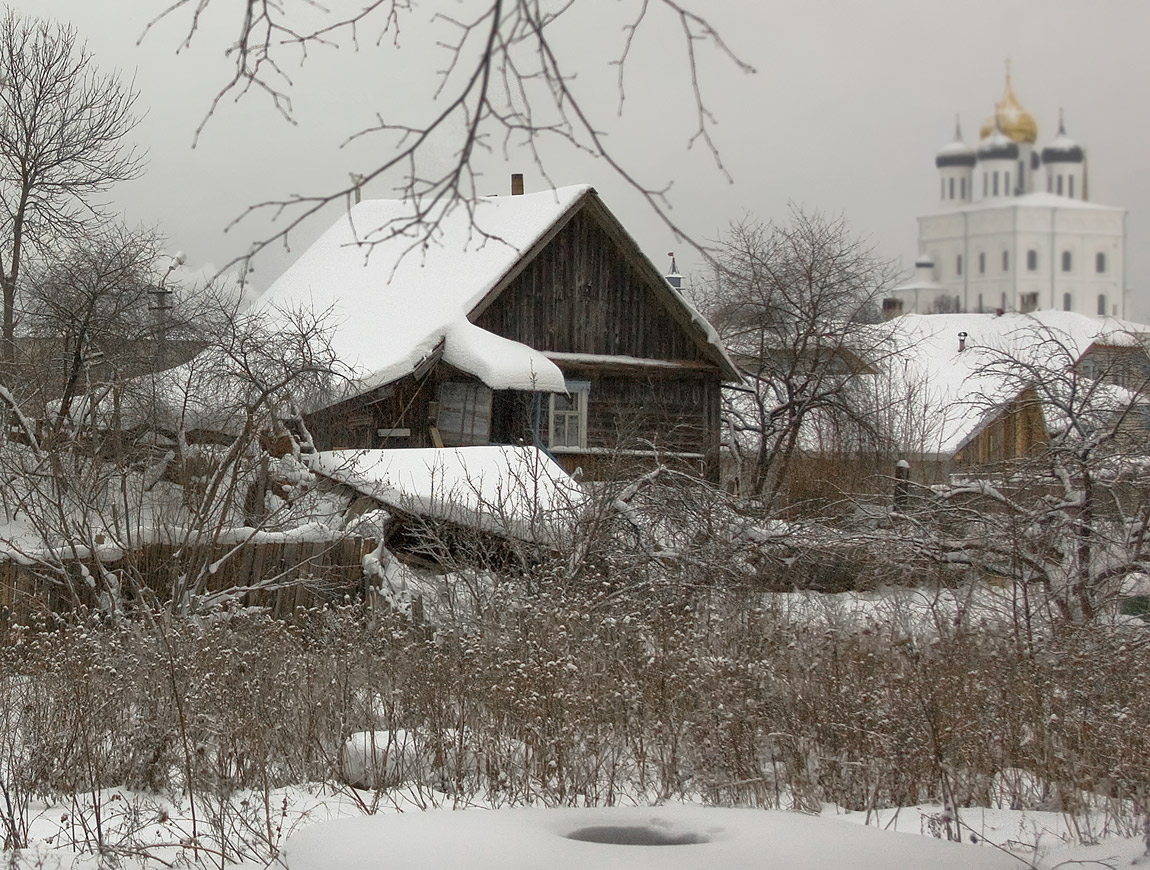 photo "Fotoduel. In the winter hibernation." tags: architecture, landscape, 