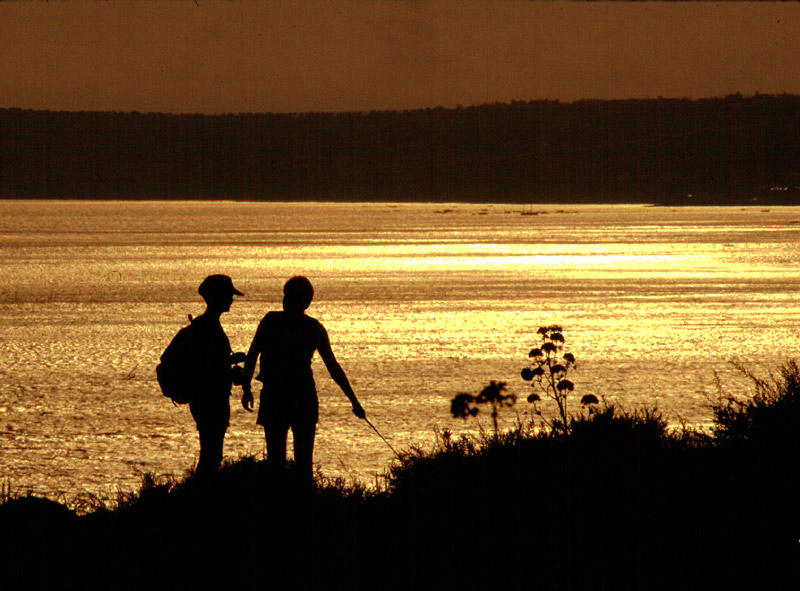 photo "SHE & HE" tags: landscape, sunset