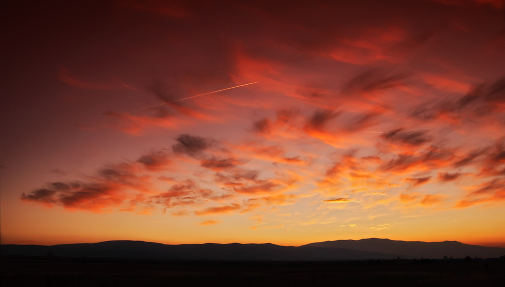 photo "A moment after sunset" tags: landscape, clouds, sunset