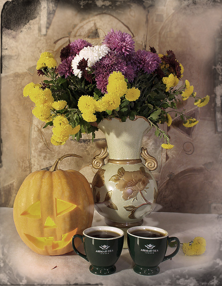 фото "Осеннее чаепитие" метки: натюрморт, природа, цветы