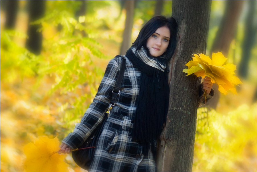 photo "***" tags: landscape, portrait, autumn, woman