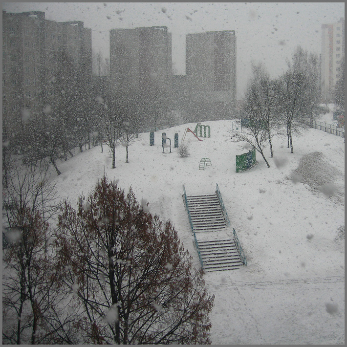 фото "Фотодуэль - Первый снег и уже замело..." метки: пейзаж, зима
