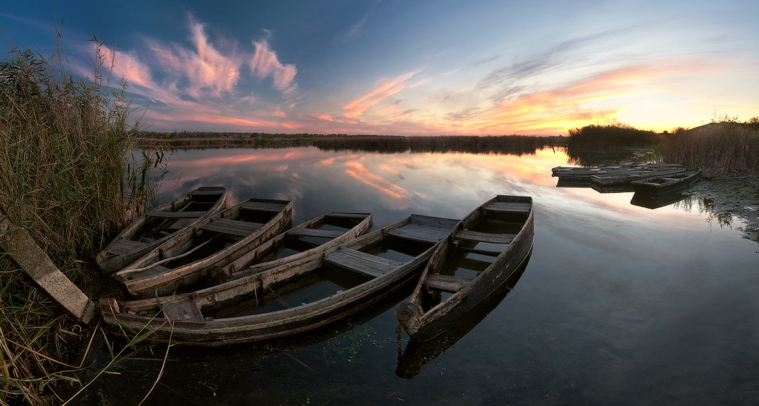 photo "***" tags: landscape, panoramic, sunset