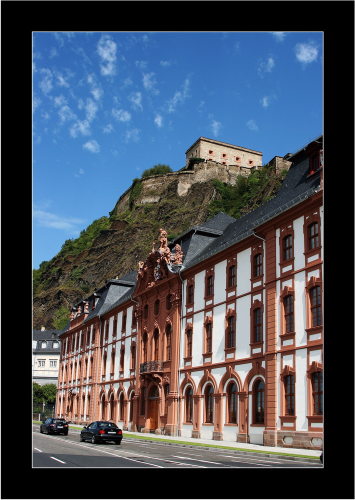 фото "Вид на замок в городе Коблинц" метки: путешествия, Европа