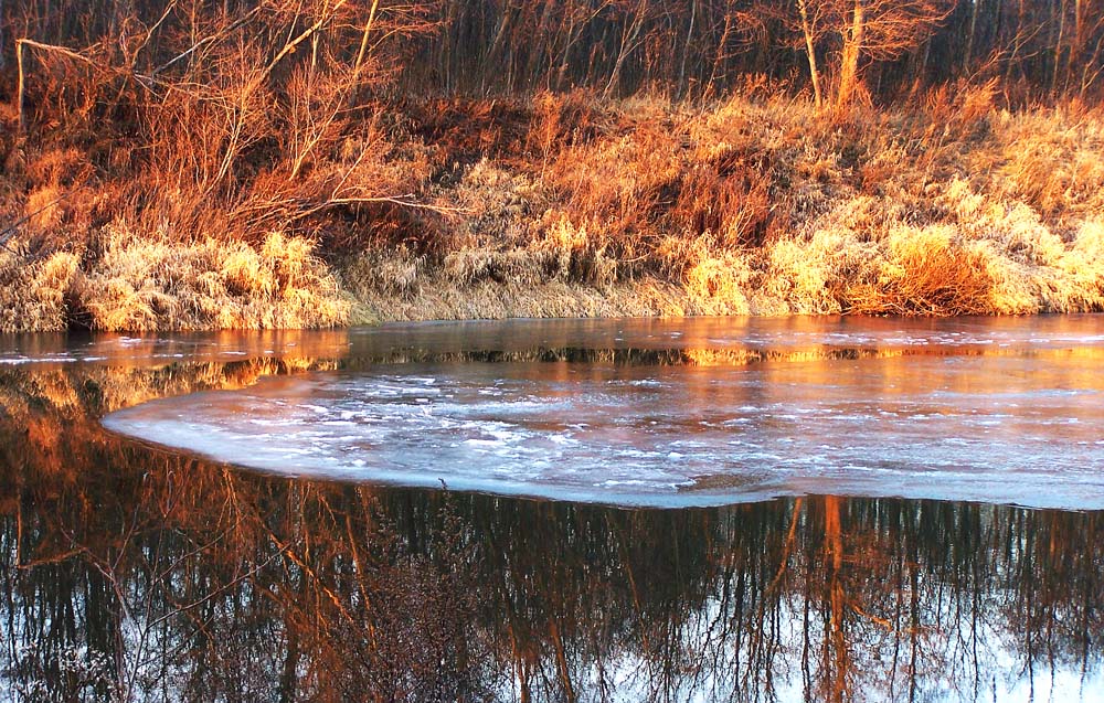 фото "Осенний закат." метки: пейзаж, закат