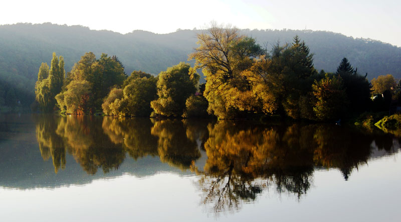фото "Berounka" метки: пейзаж, вода, осень