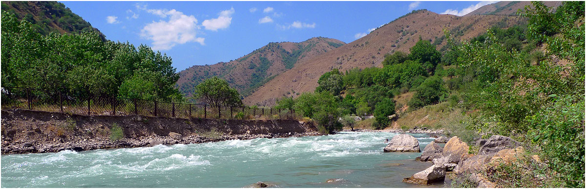 photo "Ugam river" tags: landscape, mountains, water