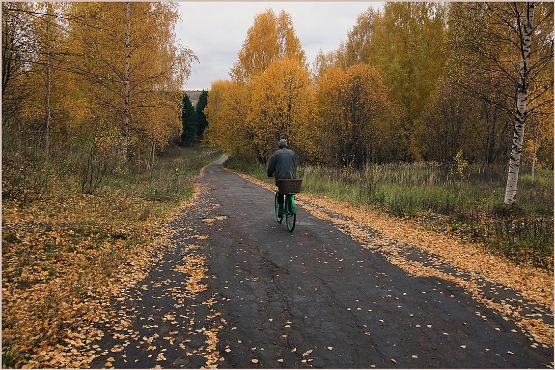 фото "Дорога в осеннюю даль." метки: пейзаж, осень