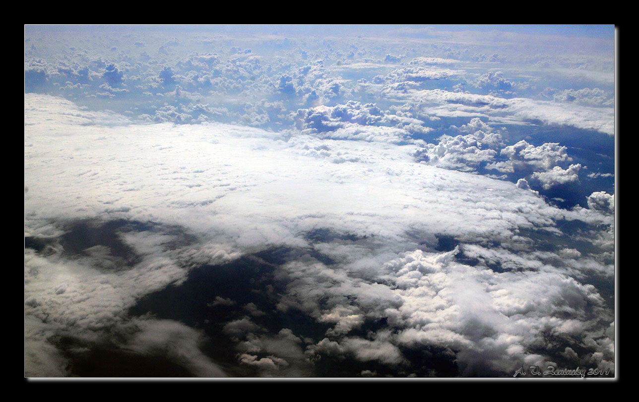 photo "Above birds and the snow clouds" tags: landscape, clouds