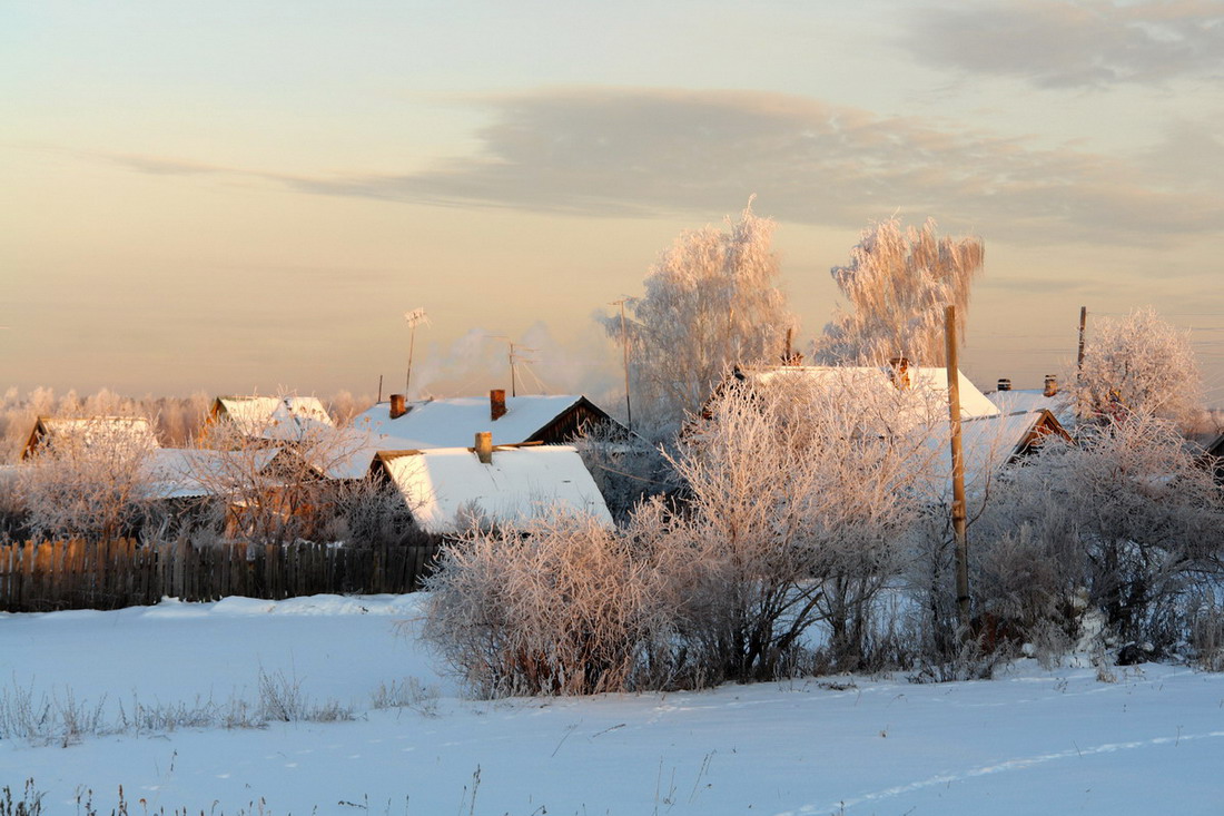 фото "Зима в деревне." метки: пейзаж, зима