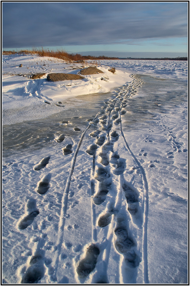 photo "***" tags: landscape, water, winter