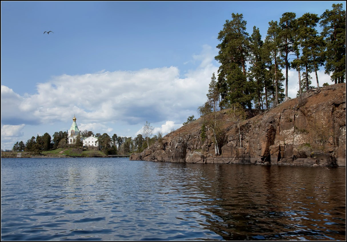 photo "Valaam Island. Chapel of St. Nicholas" tags: landscape, water