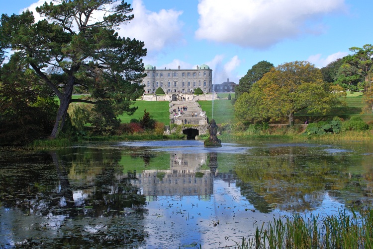 фото "powerscourt" метки: архитектура, пейзаж, вода