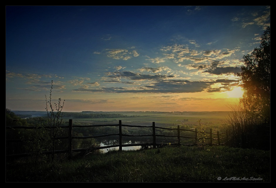 photo "***" tags: landscape, summer, sunset