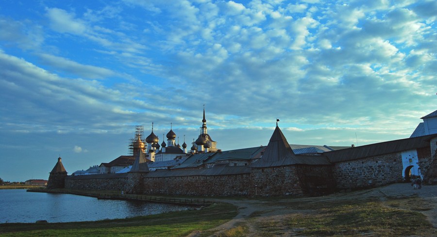 фото "Соловки в утреннем свете" метки: архитектура, пейзаж, 