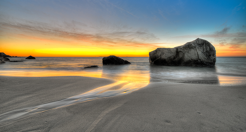 фото "Sunseth in Lofoten" метки: пейзаж, вода, закат