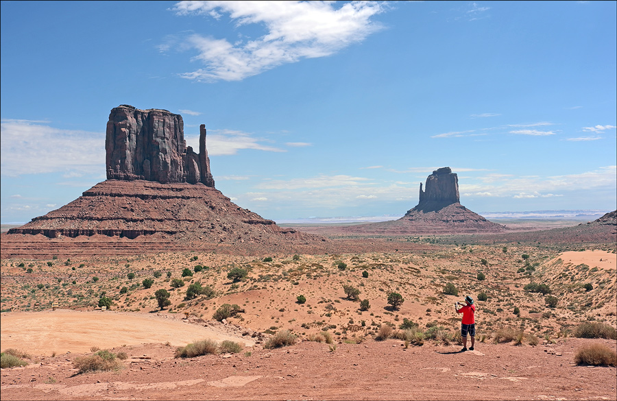 photo "Red photographer" tags: landscape, travel, North America