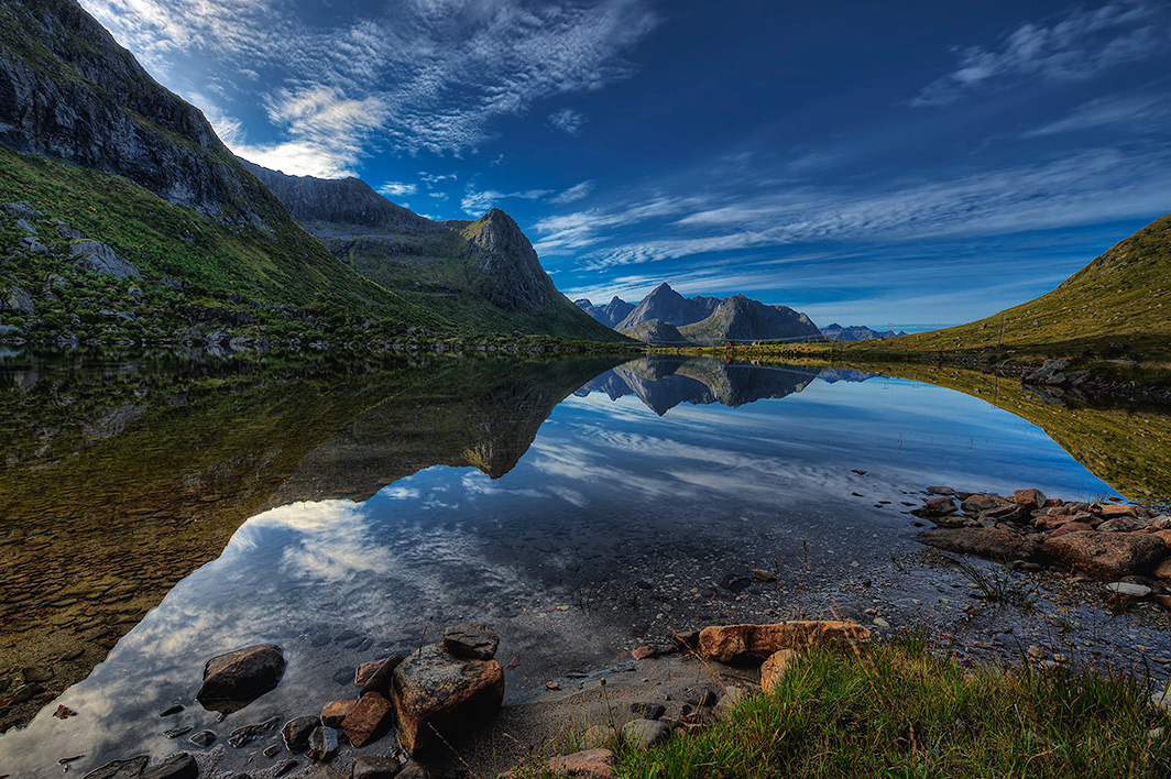 photo "Lofoten" tags: landscape, sunset, water