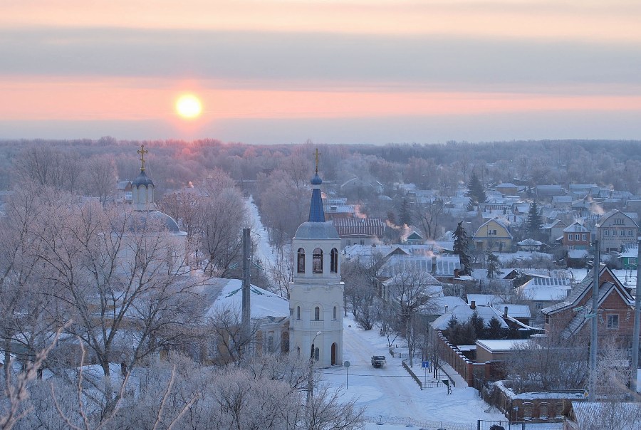 фото "Рассвет над Курском" метки: пейзаж, закат