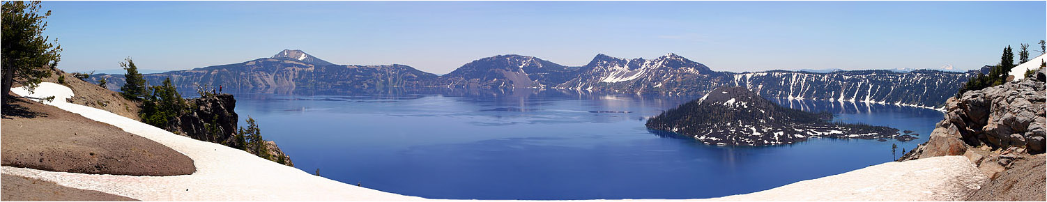 photo "White0blue panorama" tags: landscape, mountains, water