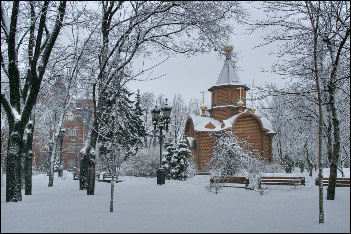 photo "Morning of New Year!" tags: landscape, city, winter