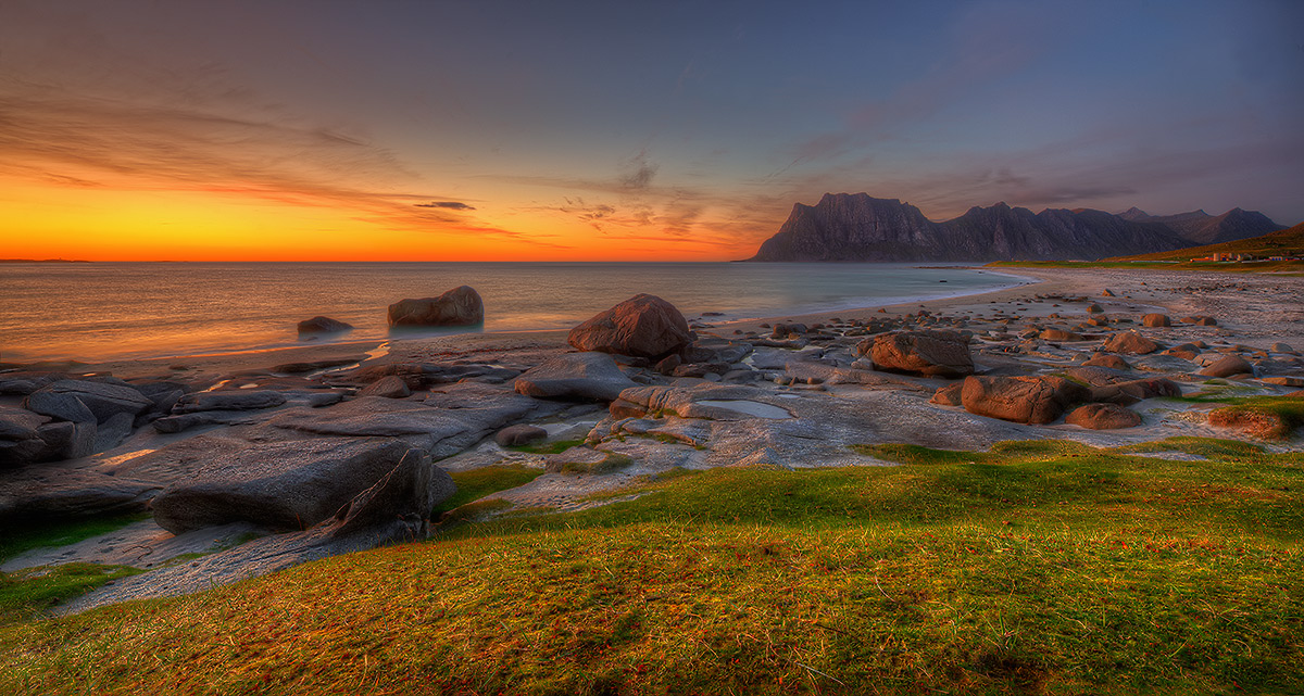 photo "Sunset in Lofoten" tags: landscape, sunset, water