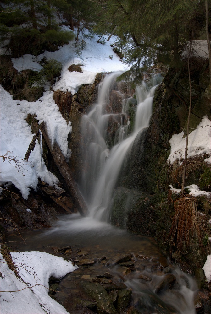 photo "Зимний водопад" tags: landscape, water