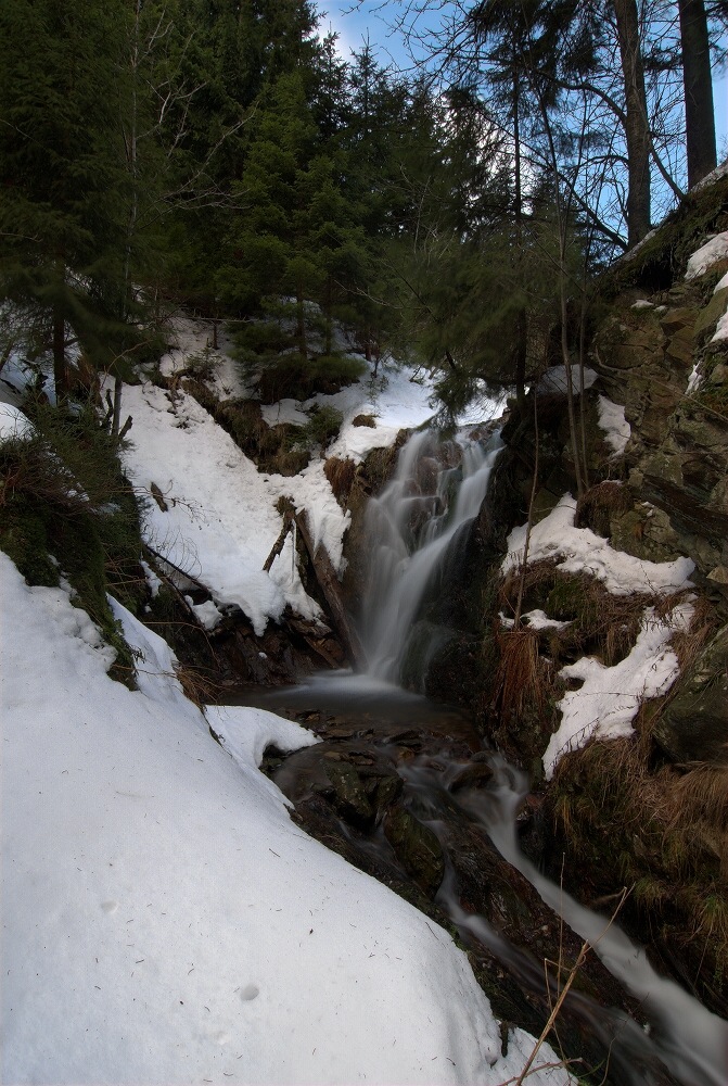 фото "Зимний водопад" метки: пейзаж, вода