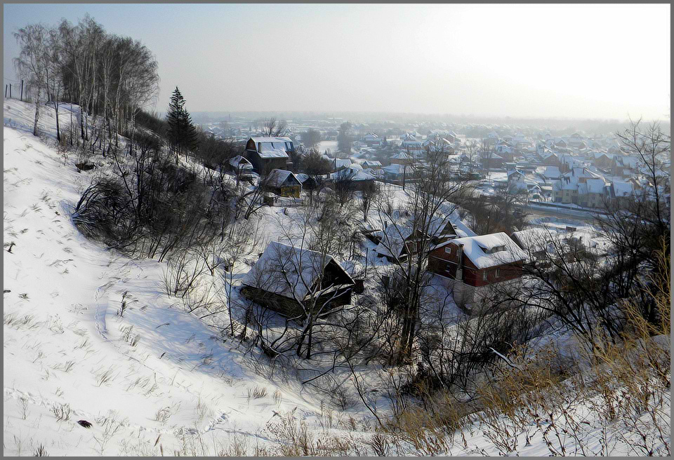 фото "Городская окраина..." метки: пейзаж, зима