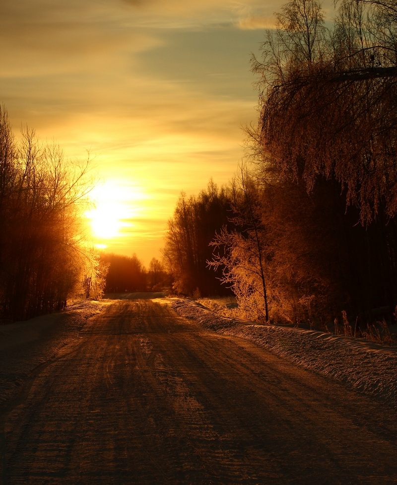 фото "Дорога" метки: пейзаж, зима