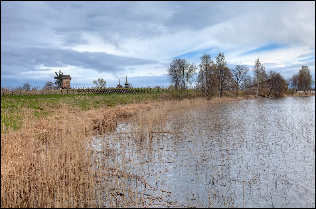 фото "пейзаж с мельницей" метки: пейзаж, вода