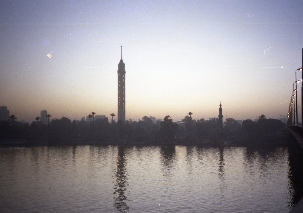 photo "Cairo evening 1985" tags: travel, old-time, Africa