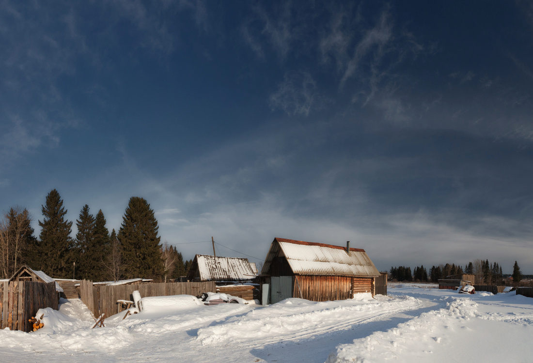 фото "Зимняя глубинка" метки: пейзаж, зима