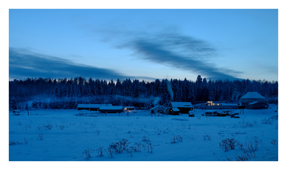 photo "***" tags: landscape, night, winter