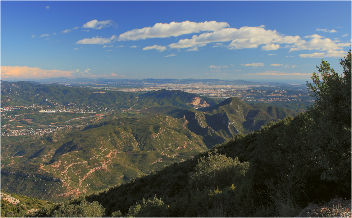 photo "View from the mountain of Montserrat" tags: landscape, travel, Europe, mountains