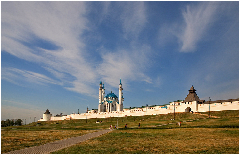 photo "The Kazan Kremlin" tags: architecture, landscape, clouds