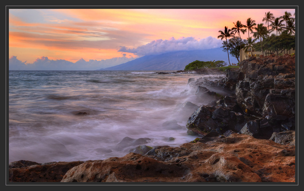 photo "Sunset in stripes" tags: landscape, sunset, water