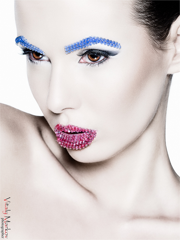 фото "make-up from swarovski" метки: портрет, гламур, женщина