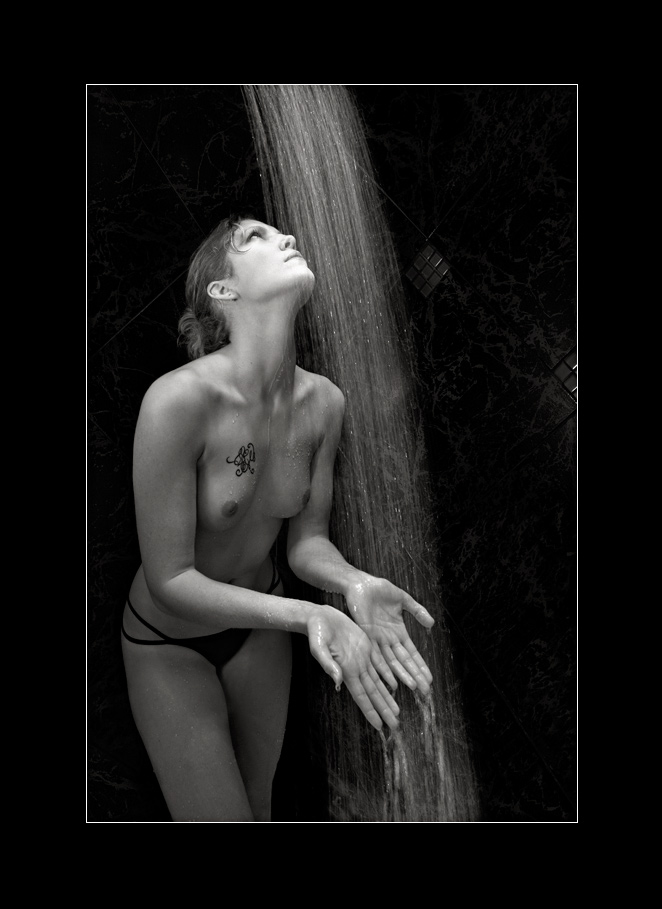 фото "Anne-Sophie in the shower" метки: ню, 