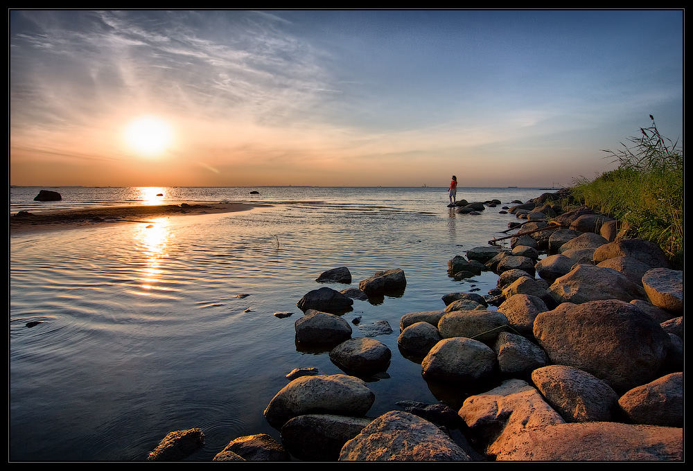 photo "***" tags: landscape, sunset, water